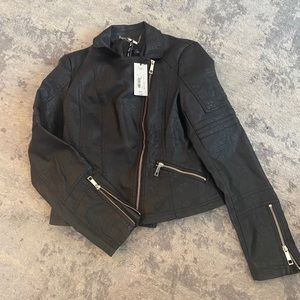 Ana pleather jacket